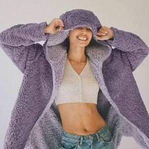 URBAN OUTFITTERS oversized Sherpa hoodie
